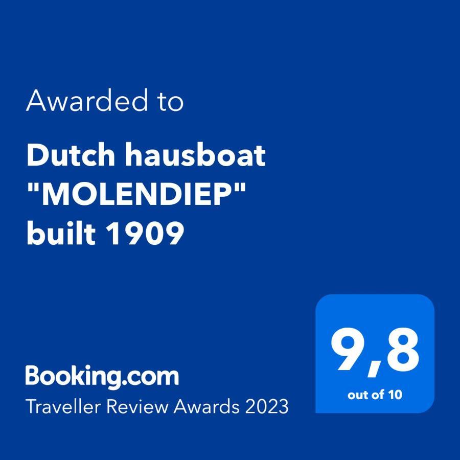 Dutch Hausboat "Molendiep" Built 1909 Mosty Esterno foto